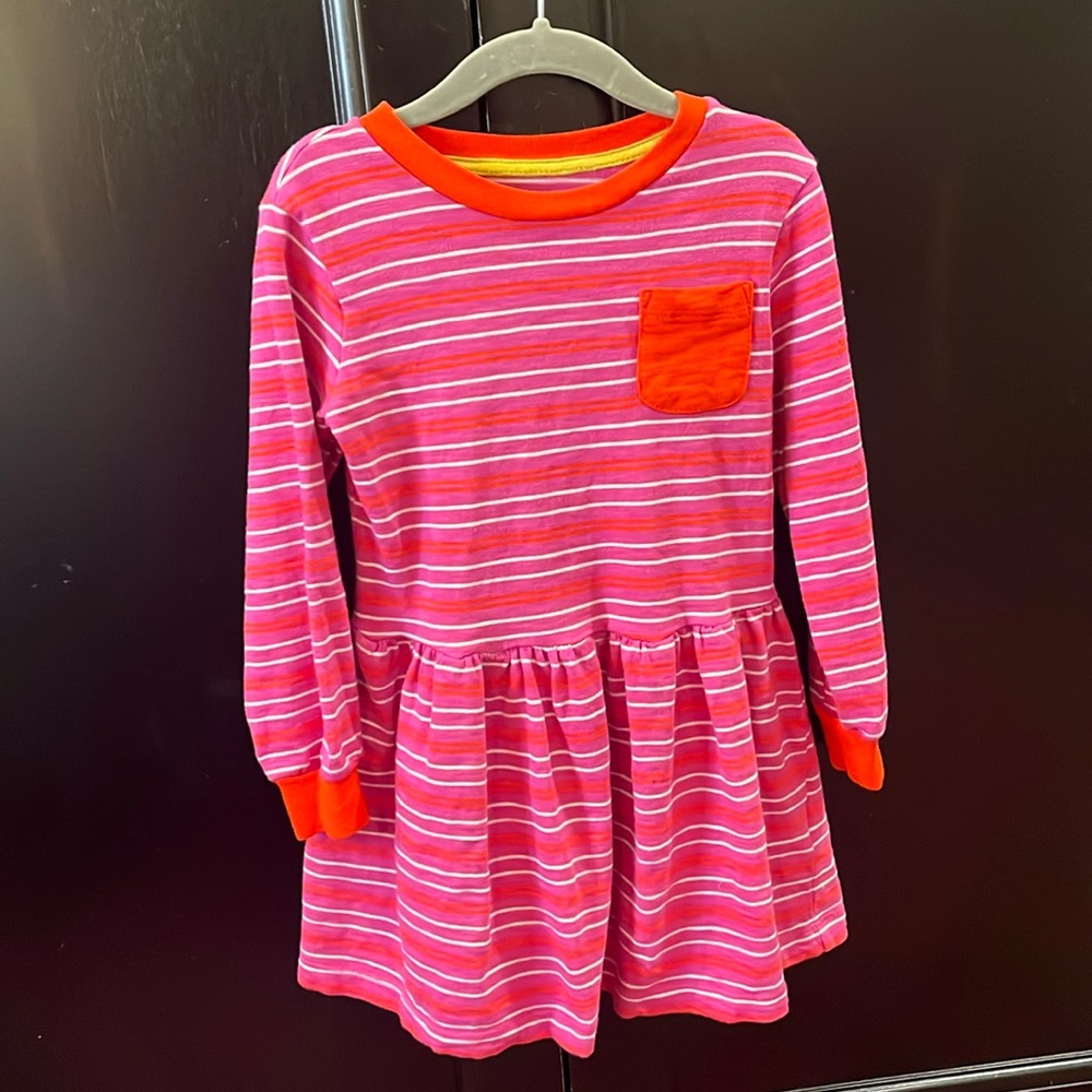 NWOT Mini Boden Long Sleeve Dress Size 3/4